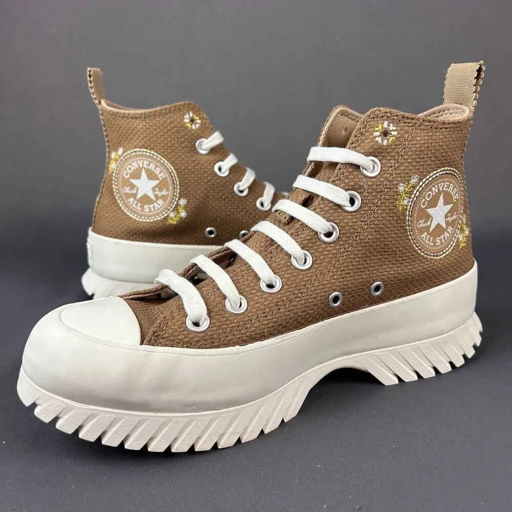 Converse Chuck Taylor All Star Lugged Autumn Embroidery Sneakers Shoes 8.5